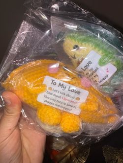 Crochet Taco Plush Gift Set