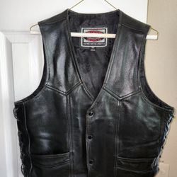 Men's Leather Vest