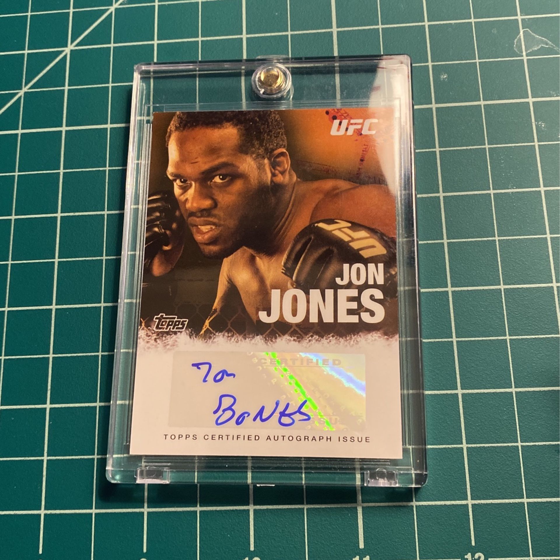 Jon Jones Auto UFC Card