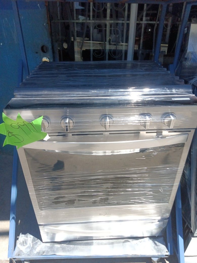 Samsung Touchscreen Slide In Stove Gas Stainless Steel 