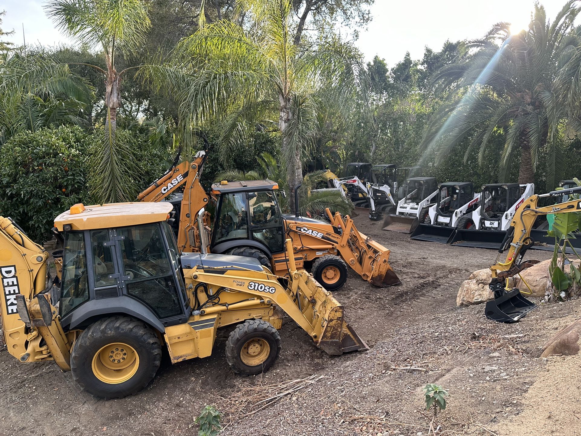 Skid Steer Mini Excavator Backhoe Skip Loader