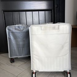 luggage with seat