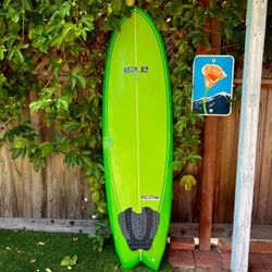 6’7 Isle Midlength Fish Surfboard Surf Board (not longboard Von sol g and s egg fun board Channel Islands Machado FireWire)