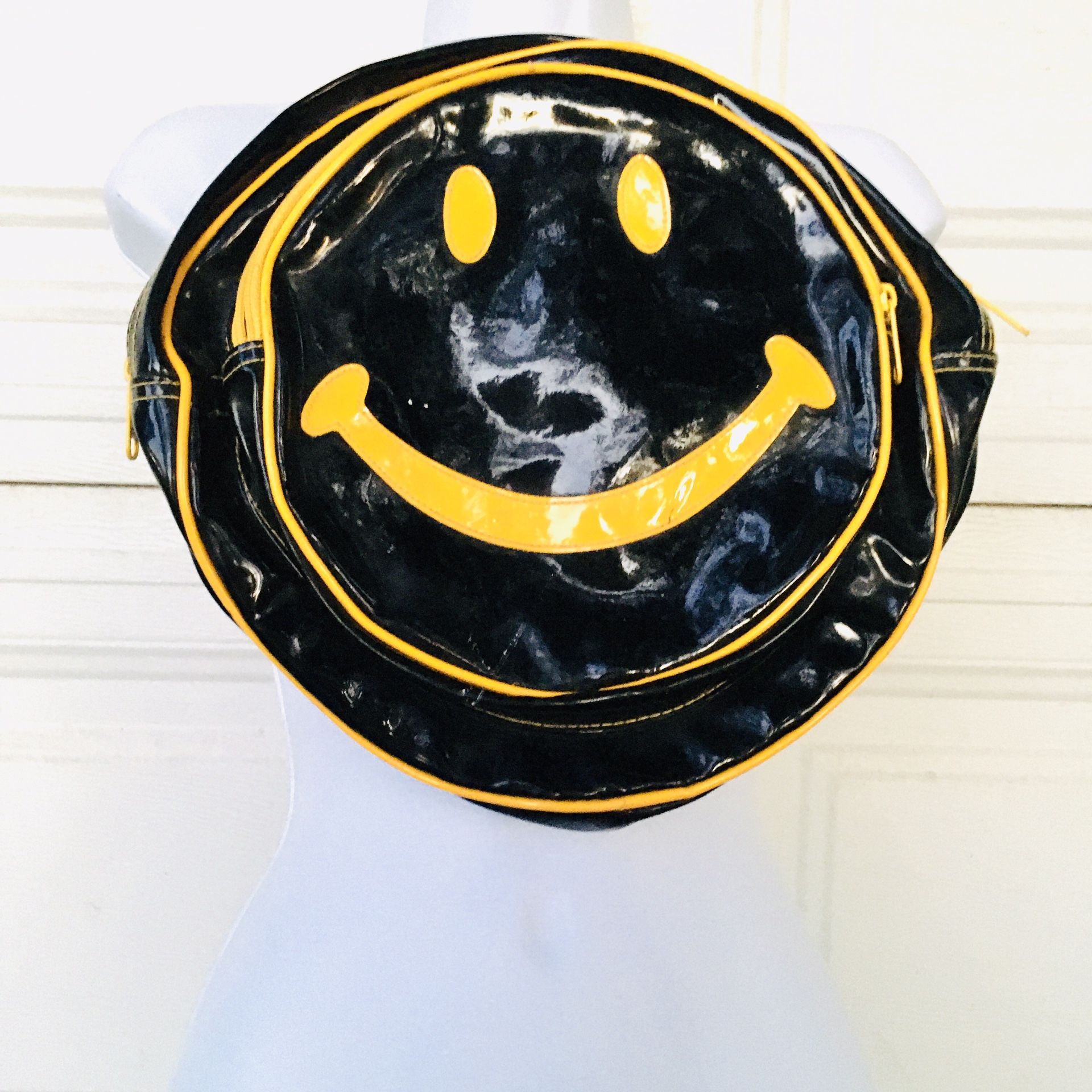 Backpack Vintage 90s Smiley face Raver