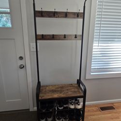 Coat Rack and Shoe Storage