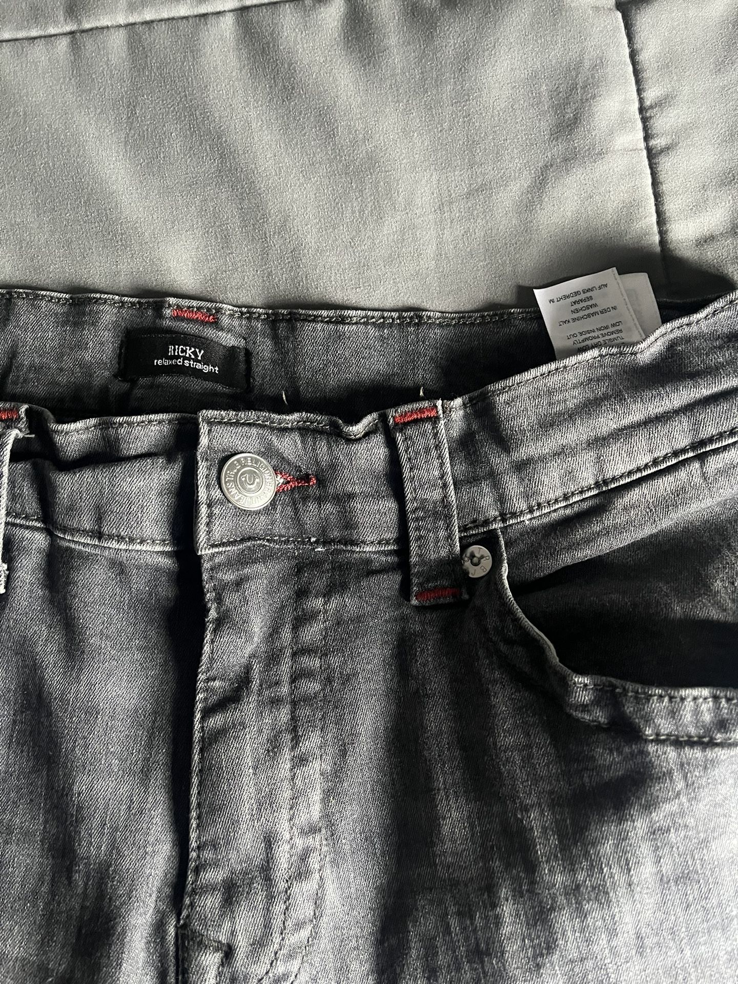 True Religion Relaxed Straight Jeans