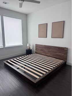 Platform Bed Frame - King Size