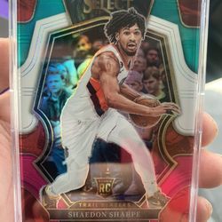Panini Select Basketball 22-23 RC Shaedon Sharpe
