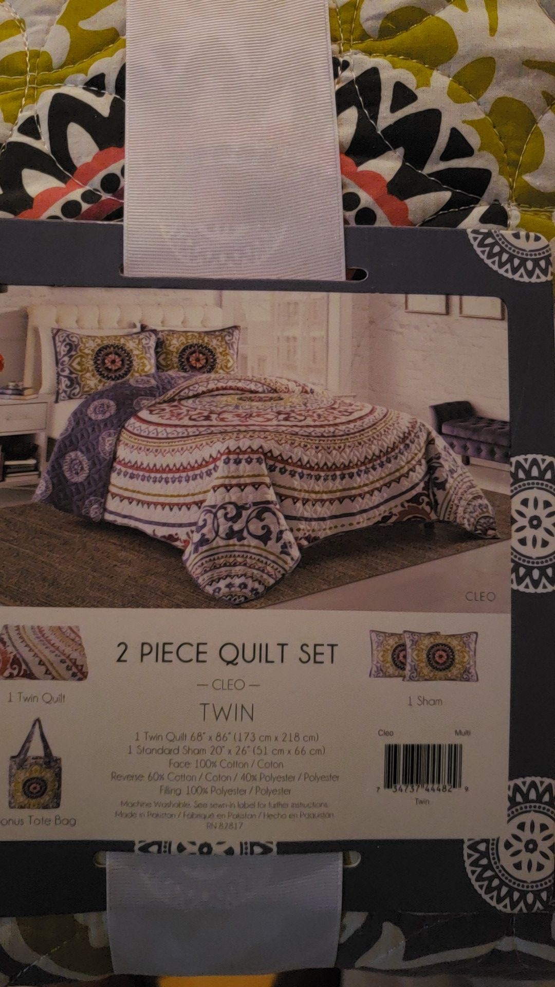 Twin XL Quilt Set