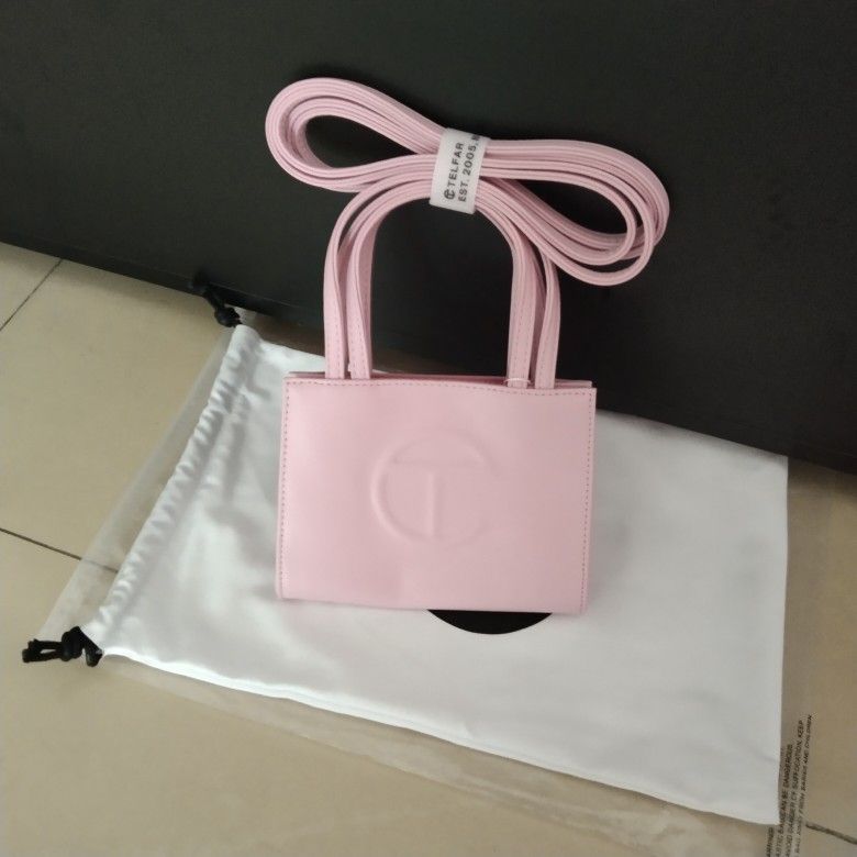 Telfar Small Shopping Bag Bubblegum Pink