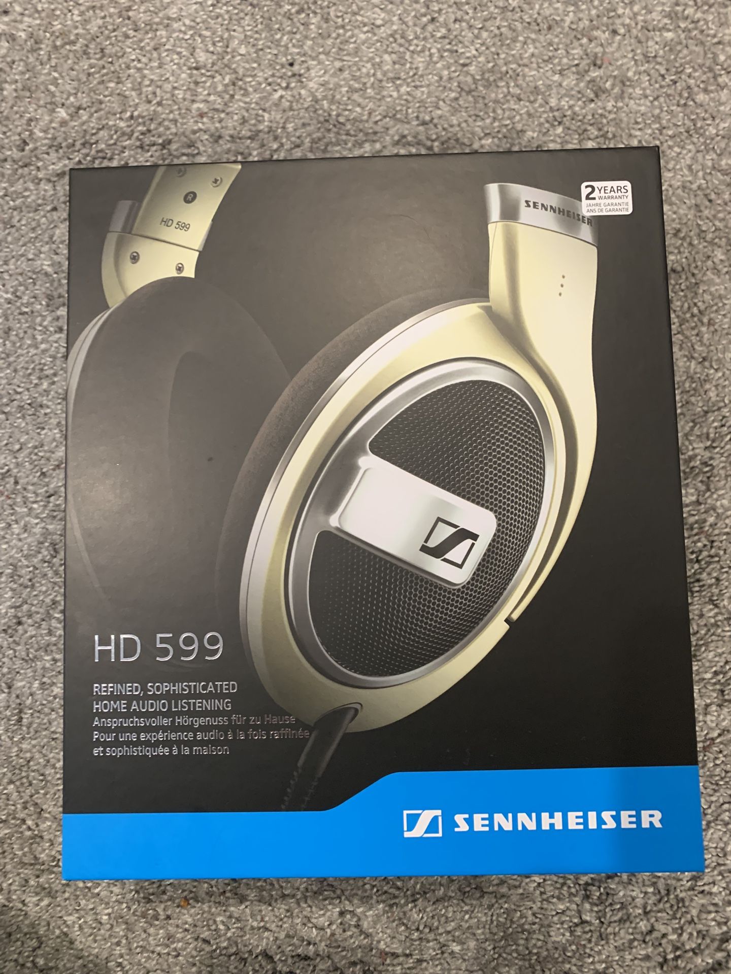Sennheiser HD599 Open Back Over Ear Headphones 