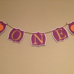 First Birthday Fall Banner 