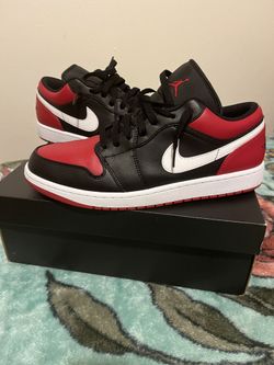 Air Jordan 1 Low Black/Gym Red White