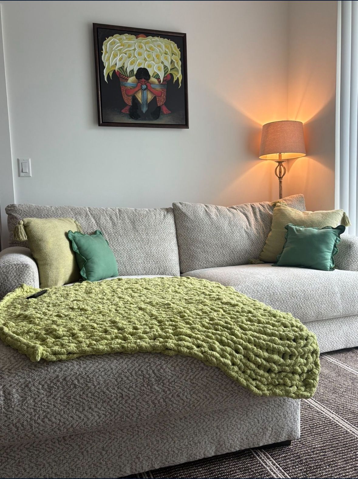 Small Sectional Couch With Rug