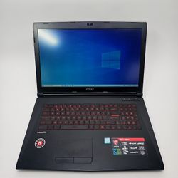MSI GL72M 17.3" i7-7700HQ 2.8GHz 16GB RAM 1TB SSD GeForce GTX 1050