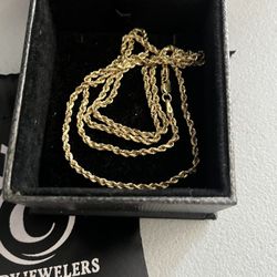 14k Gold Rope Chain 