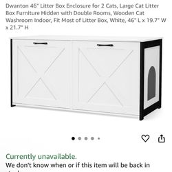 Cat litter box double-sided