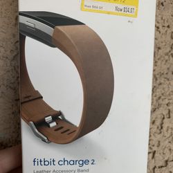 New Fitbit 2 Leather Watch Band