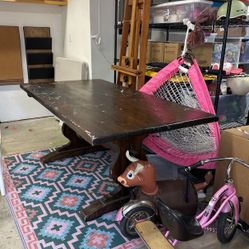 Solid Wood Pennsylvania Dutch Table