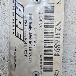 Camper shell for a dodge ram