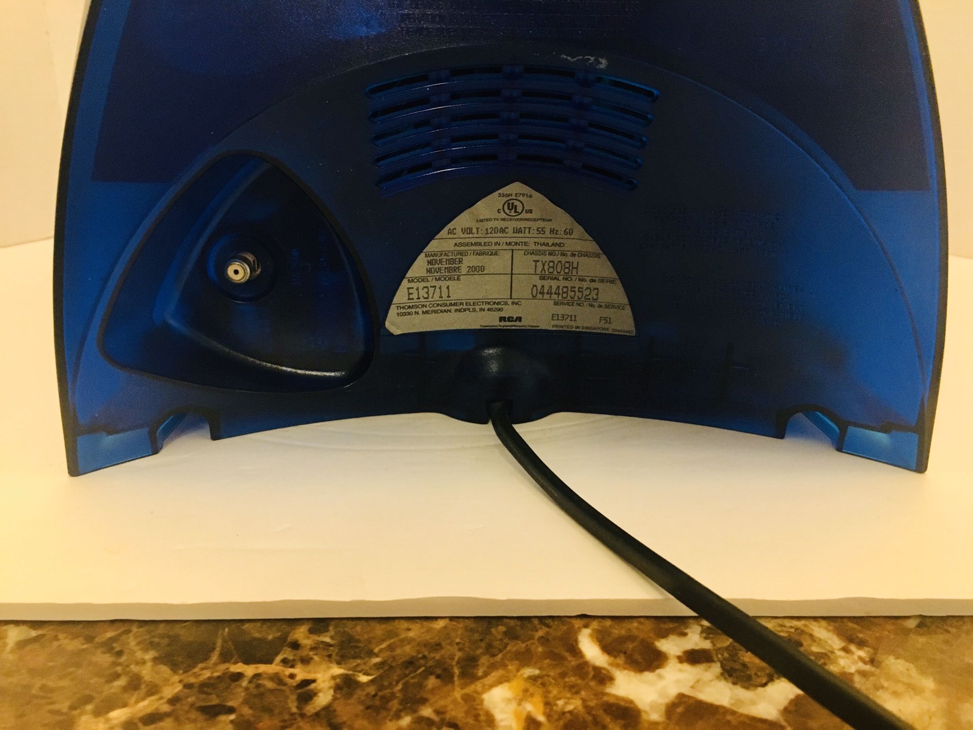 Rare RCA ColorView Blue 13" Retro Gaming TV for Sale in Spring Hill, FL