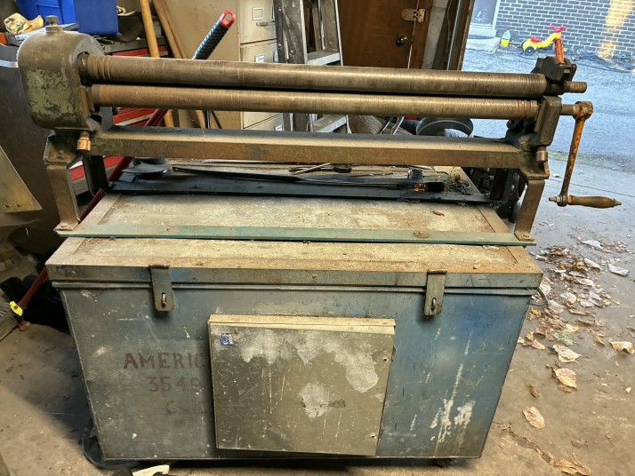 36 Inch Sheet Metal Roller