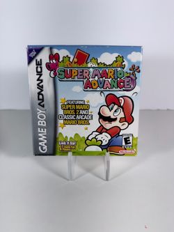 Super Mario Advance (Nintendo Game Boy Advance, 2001) CIB Authentic Tested