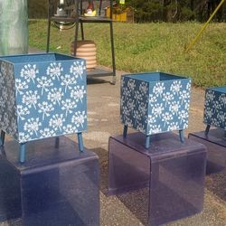 New 3pc Box Garden Planter's High Quality Masterpiece Very Detailed 3pc 