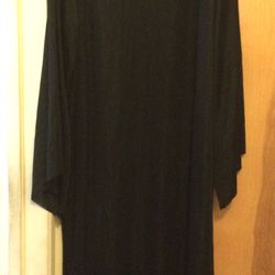Black Gown, Robe, Cloak? One Size