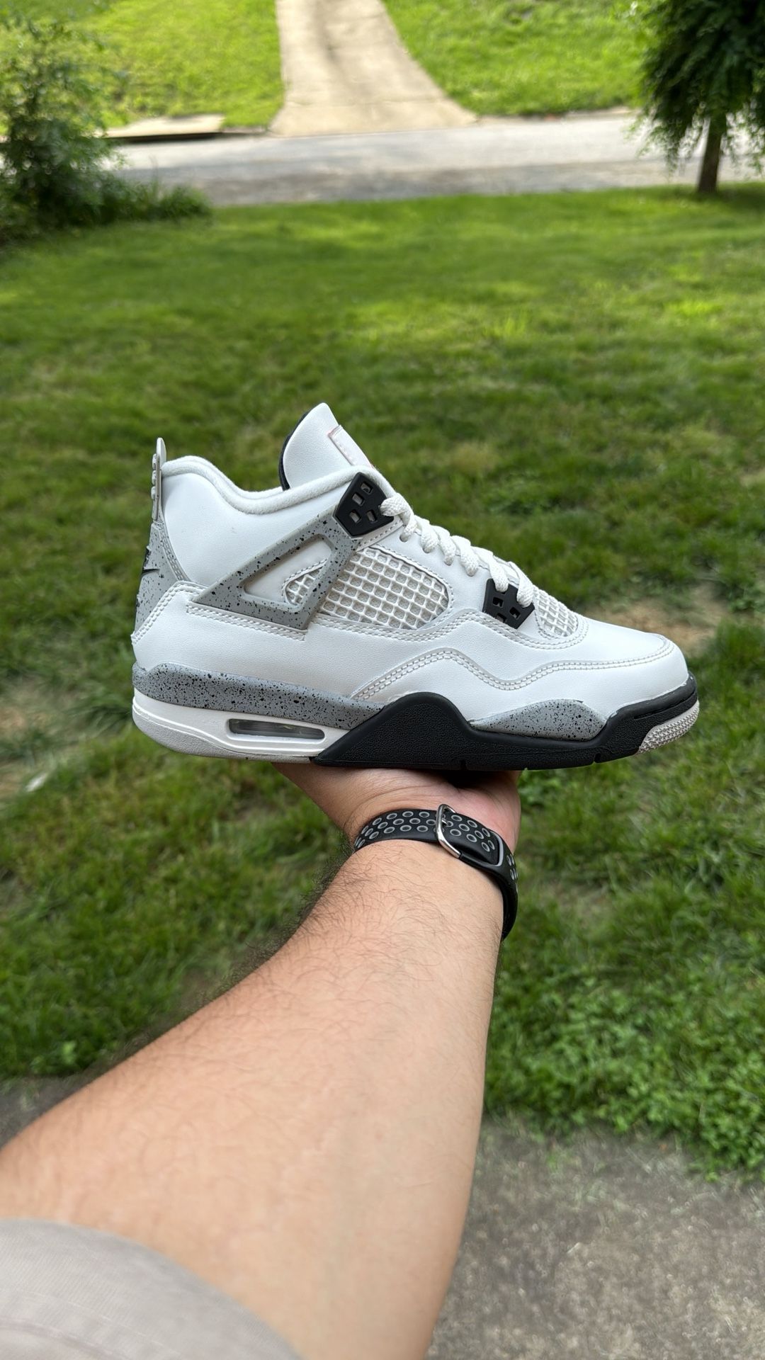 Jordan 4 Retro White Cement GS