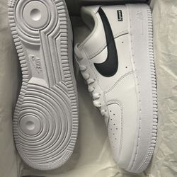Nike Supreme Air Force 1 Low White Black Size 10 New