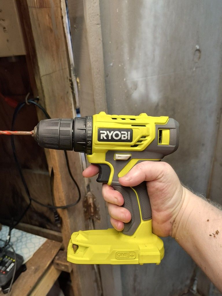 Three Ryobi Drills