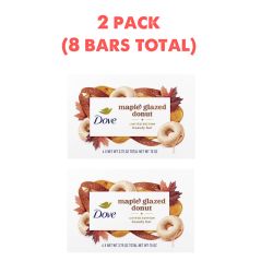 (2 Pack x 4) Dove *Limited Edition* Beauty Bar Maple Glazed Donut