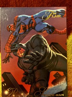 1994 Flair Marvel Universe Rhino Vs Spider-Man #23 PSA 10 GEM MINT