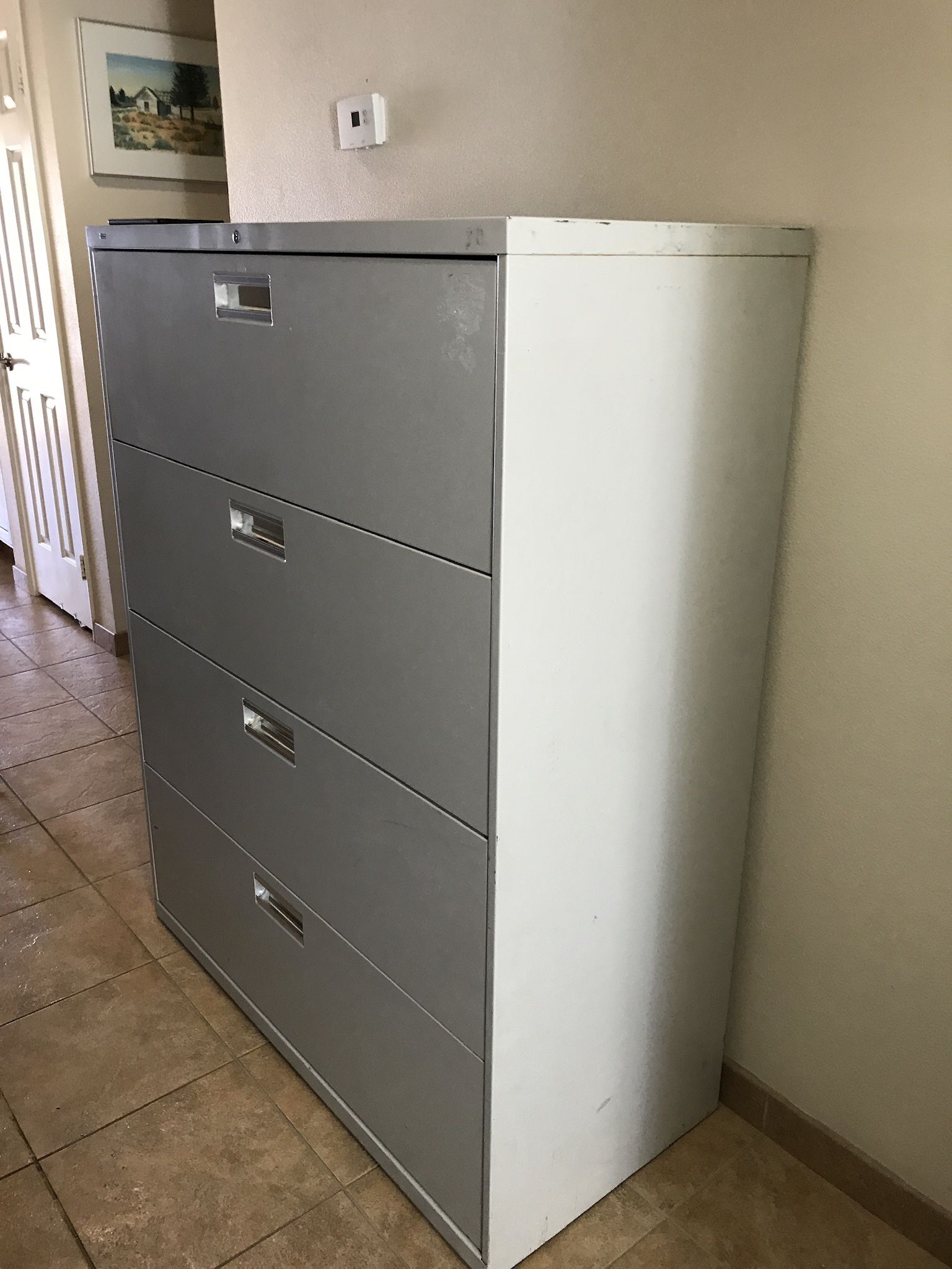 4 Drawer 36” W Lateral File Cabinet