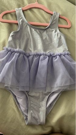Purple swimsuit & water shoes