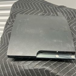 PS3 Slim Console Untested No Cords 