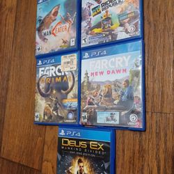 Gently Preowned PS4 Games For Sell! ALL FOR $25