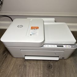 HP DeskJet 4155e All-in-One Color Inkjet Printer Scan– White – NO INK