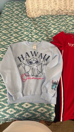 Stitch Disney sweater and Tommy Hilfiger dress/shirt Stitch Disney sweater and Tommy Hilfiger dress/shirt