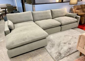 Elyza Linen 5-Piece Symmetrical Sectional