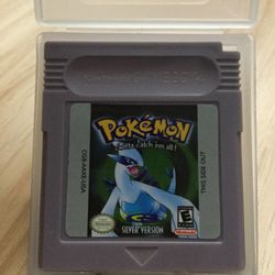 Pokemon Game Silver Version for GameBoys.