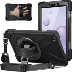 Tablet Cases with Adjustable Rotating hand Strap