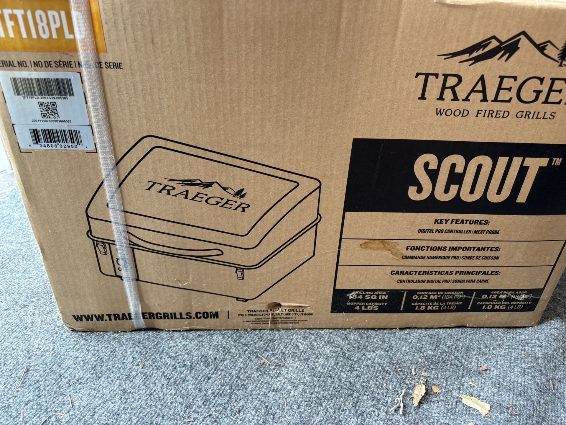 TRAEGER SCOUT GRILL (New)