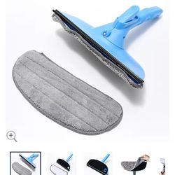 EZClean 3-in-1 Wipe Wizard Spray & Wipe Squeege