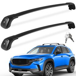 Lockable Roof Rack Cross Bars 260lbs Compatible with Mazda CX-50 & CX50 Hybrid 2023 2024 2025 