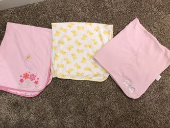 Baby Girls Blanket lot