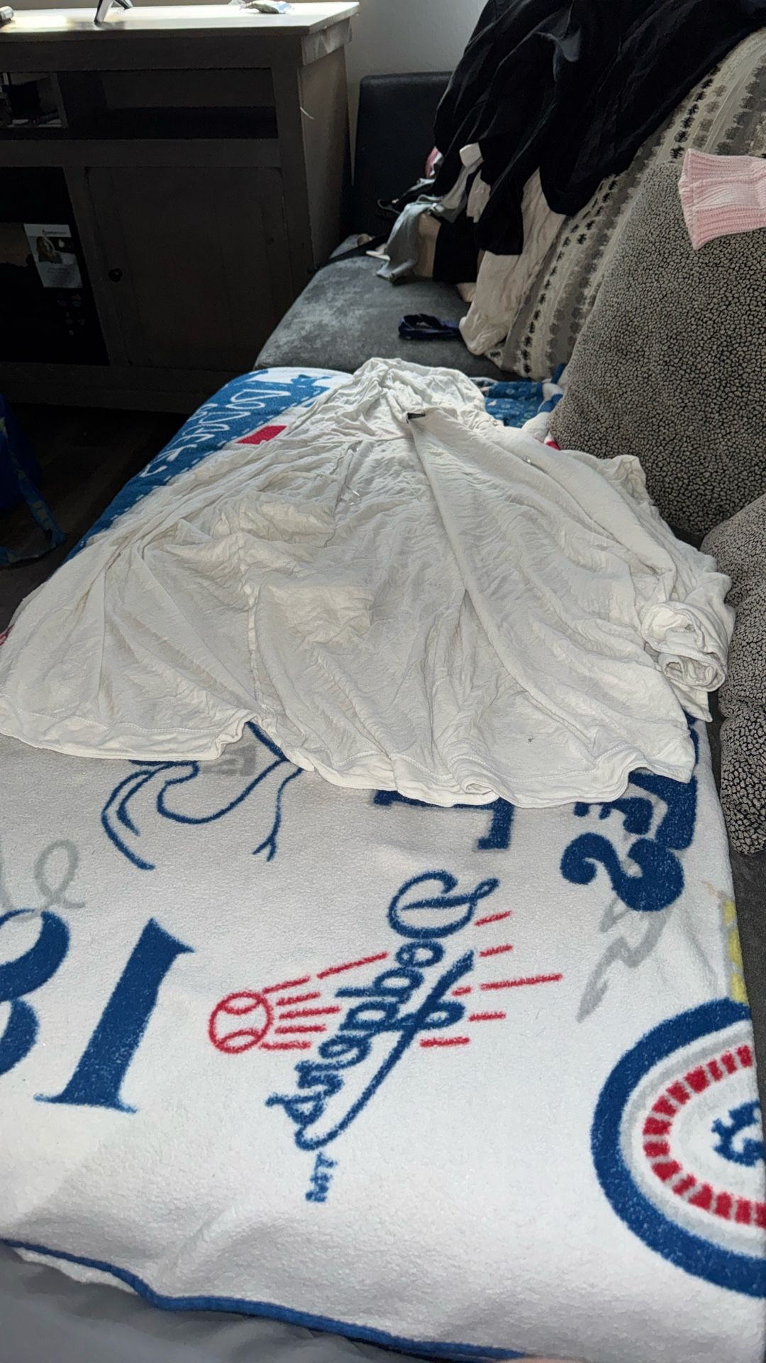 White Cardigan Size Large