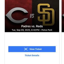 Padres Vs Reds 