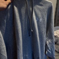 Gray Under Armour hoodie 